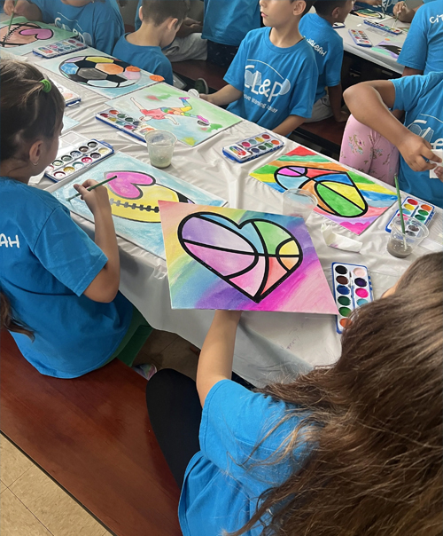 groupofchildren-painting